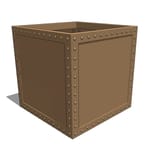 View Hughes Fiberglass Square Planters